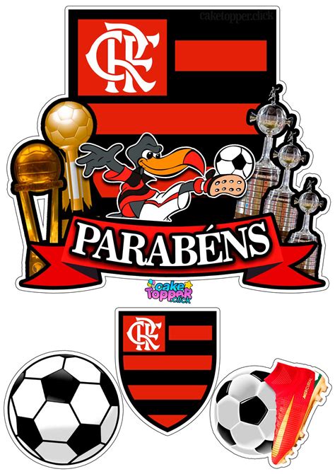topo de bolo do flamengo para imprimir pdf